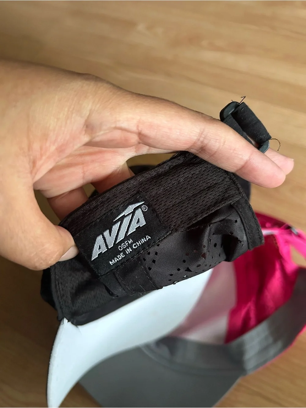 Avia Activewear Black and Pink Hats OS Bundle